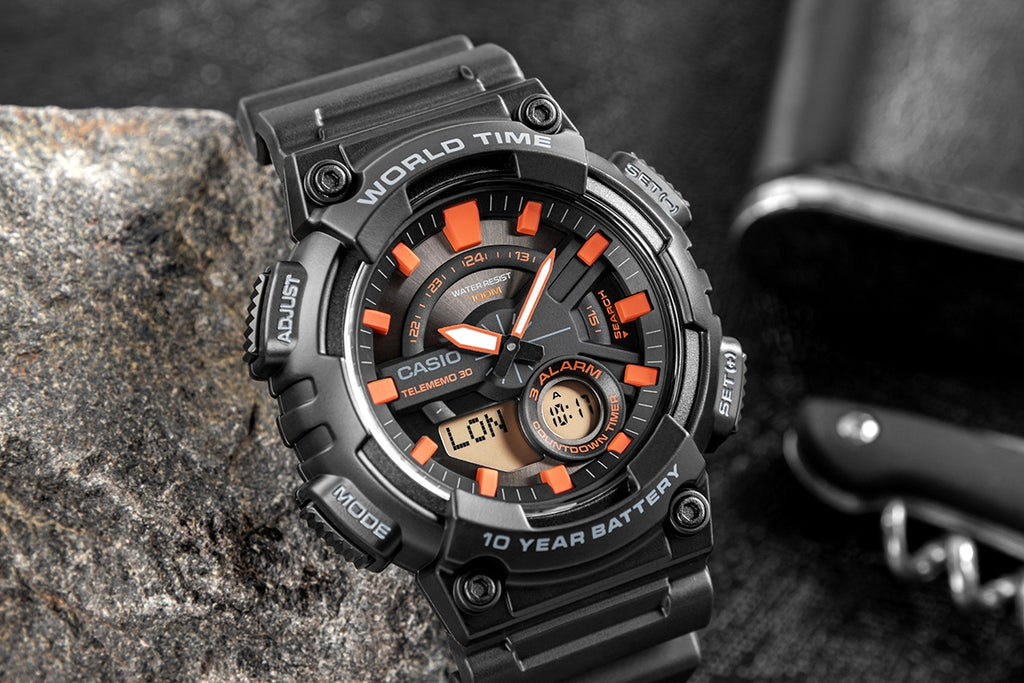Zegarek Męski CASIO Gerton AEQ-110W-1A2VDF