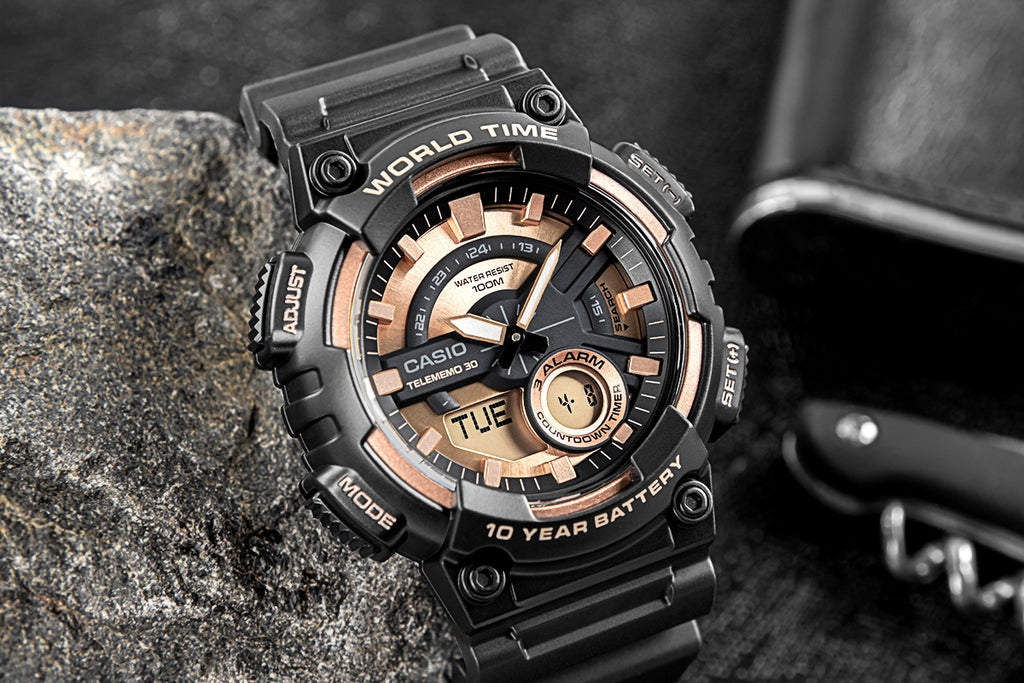 Zegarek Męski CASIO Gerton AEQ-110W-1A3VDF