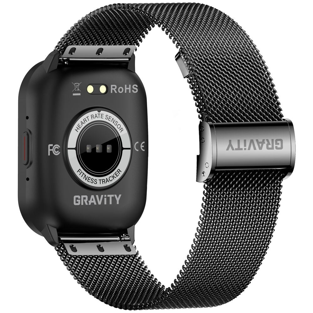 Smartwatch Gravity Czarny Pasek + Bransoleta GT43-5
