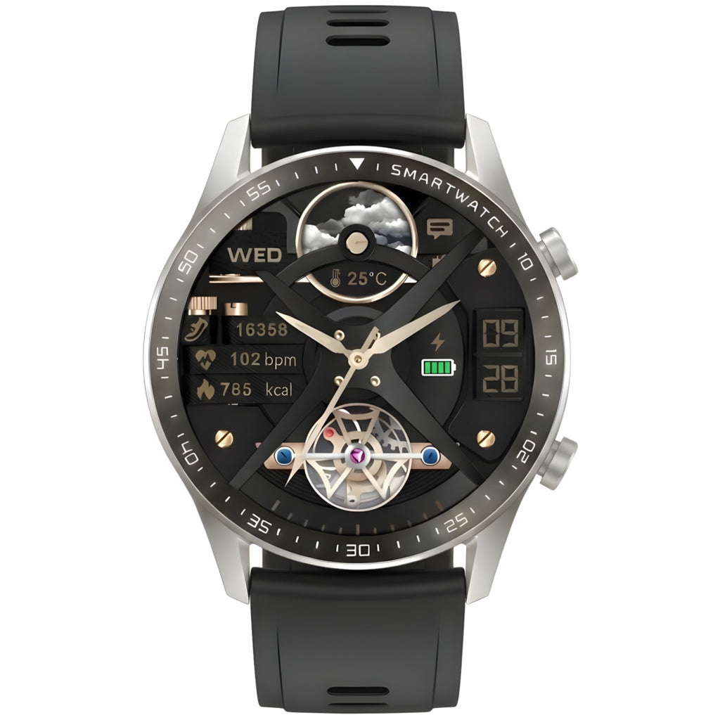 Smartwatch Gravity Srebrny Bransoleta + Pasek GT10-6