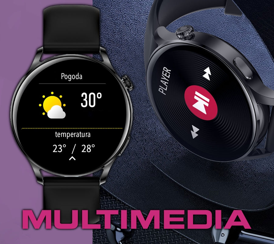 Smartwatch Damski RUBICON RNCE81 Rose Gold SMARUB131