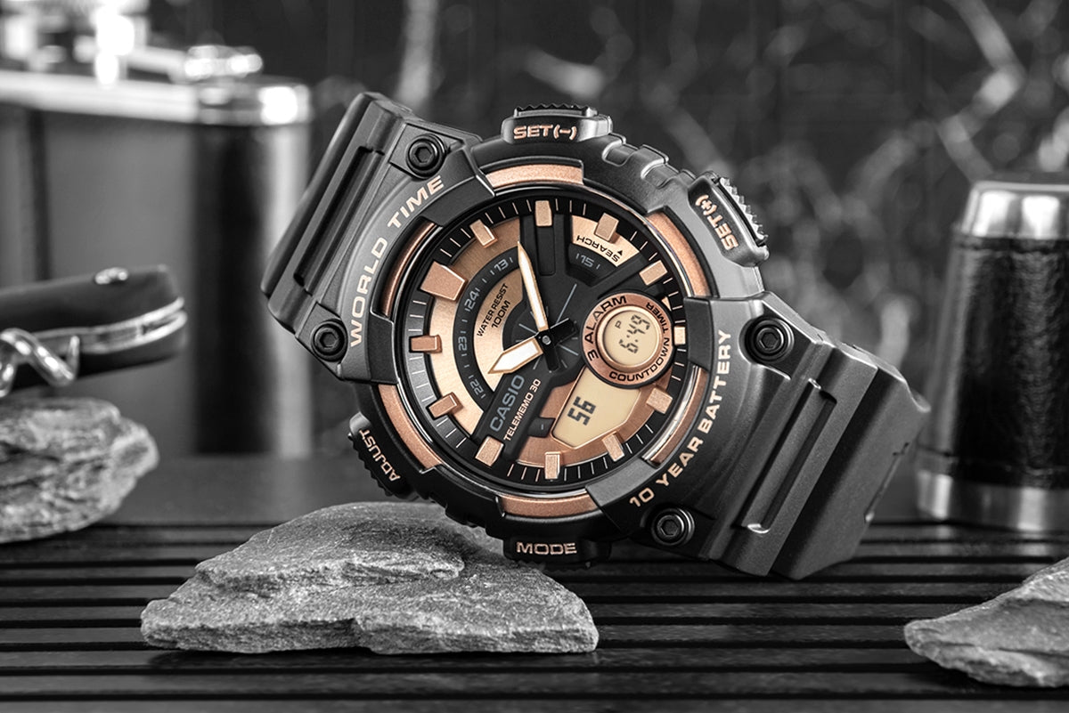 Zegarek Męski CASIO Gerton AEQ-110W-1A3VDF