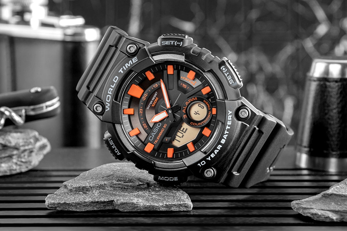 Zegarek Męski CASIO Gerton AEQ-110W-1A2VDF