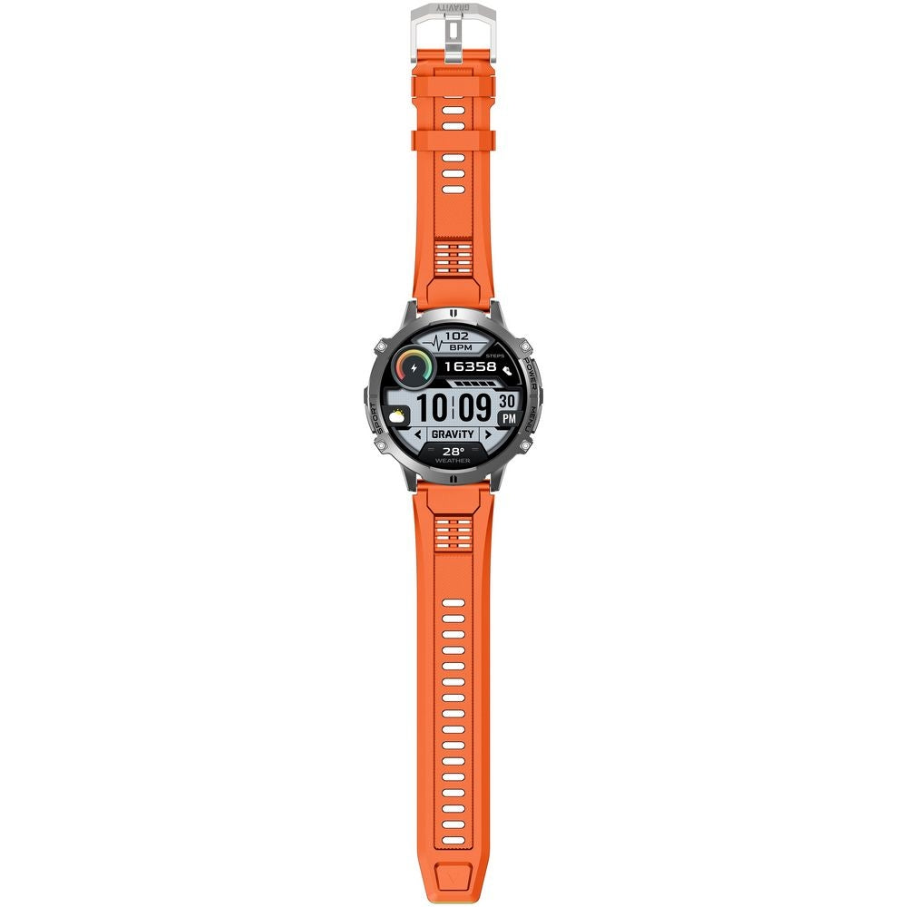 Smartwatch Gravity Grafitowy Pasek + Bransoleta GT42-4