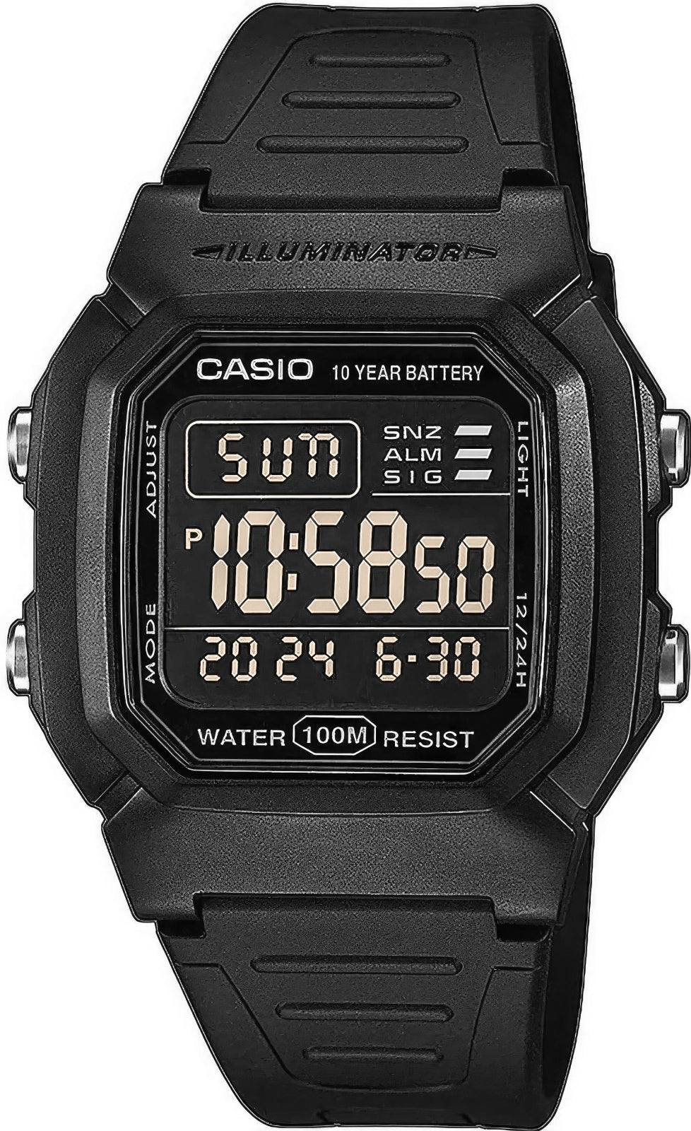 Zegarek Męski CASIO W-800H-1BVES