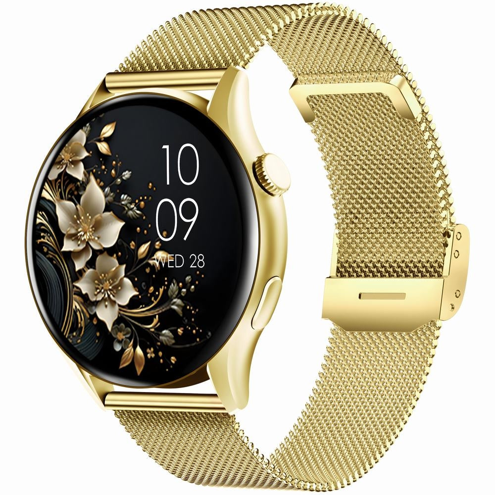 Smartwatch Gravity Złoty Pasek + Bransoleta GT11-3