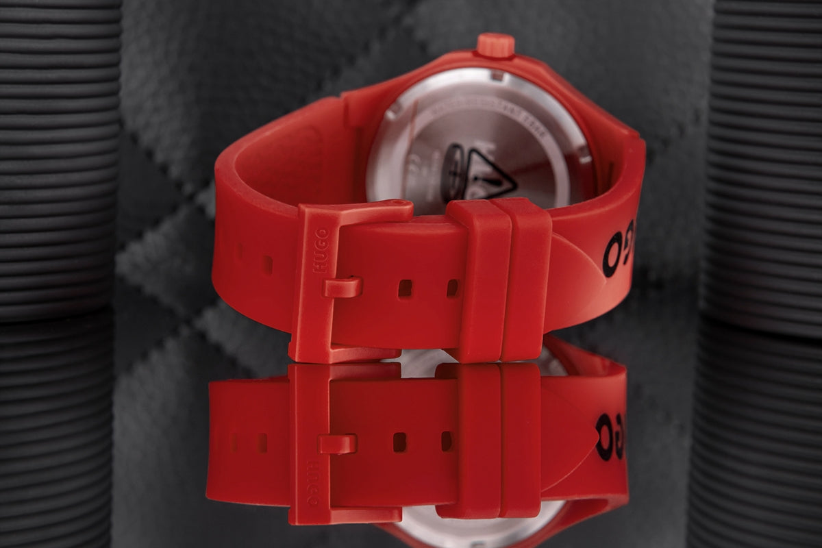 Zegarek Męski HUGO Lit For Him Red 1530346