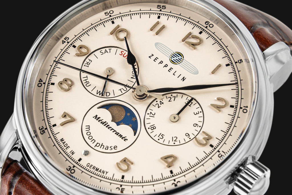 Zegarek Męski ZEPPELIN LZ121 Mediterranee Moonphase 9636-5