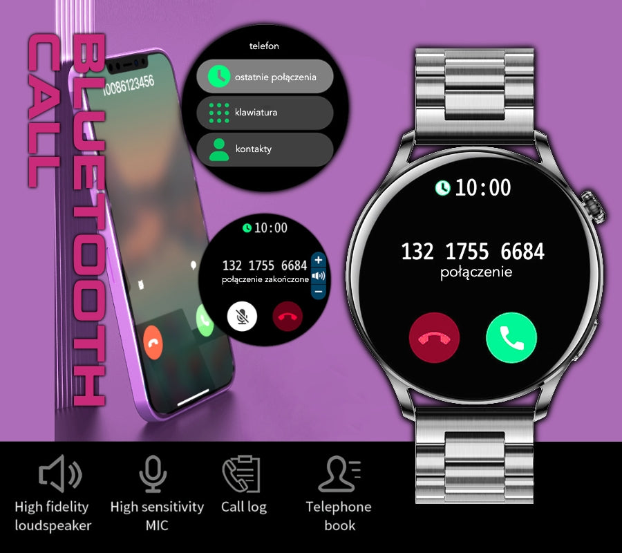 Smartwatch Damski RUBICON RNCE81 Rose Gold SMARUB131