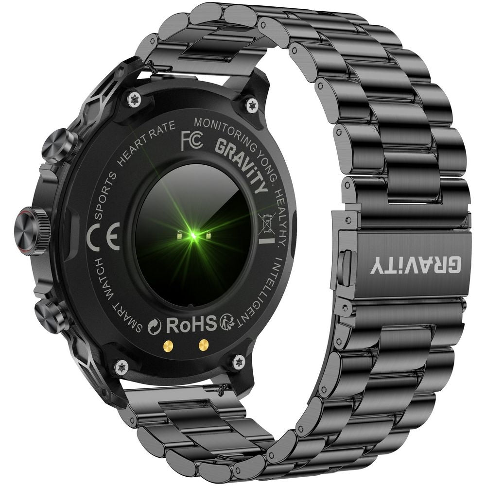 Smartwatch Gravity Czarny Pasek + Bransoleta GT41-1