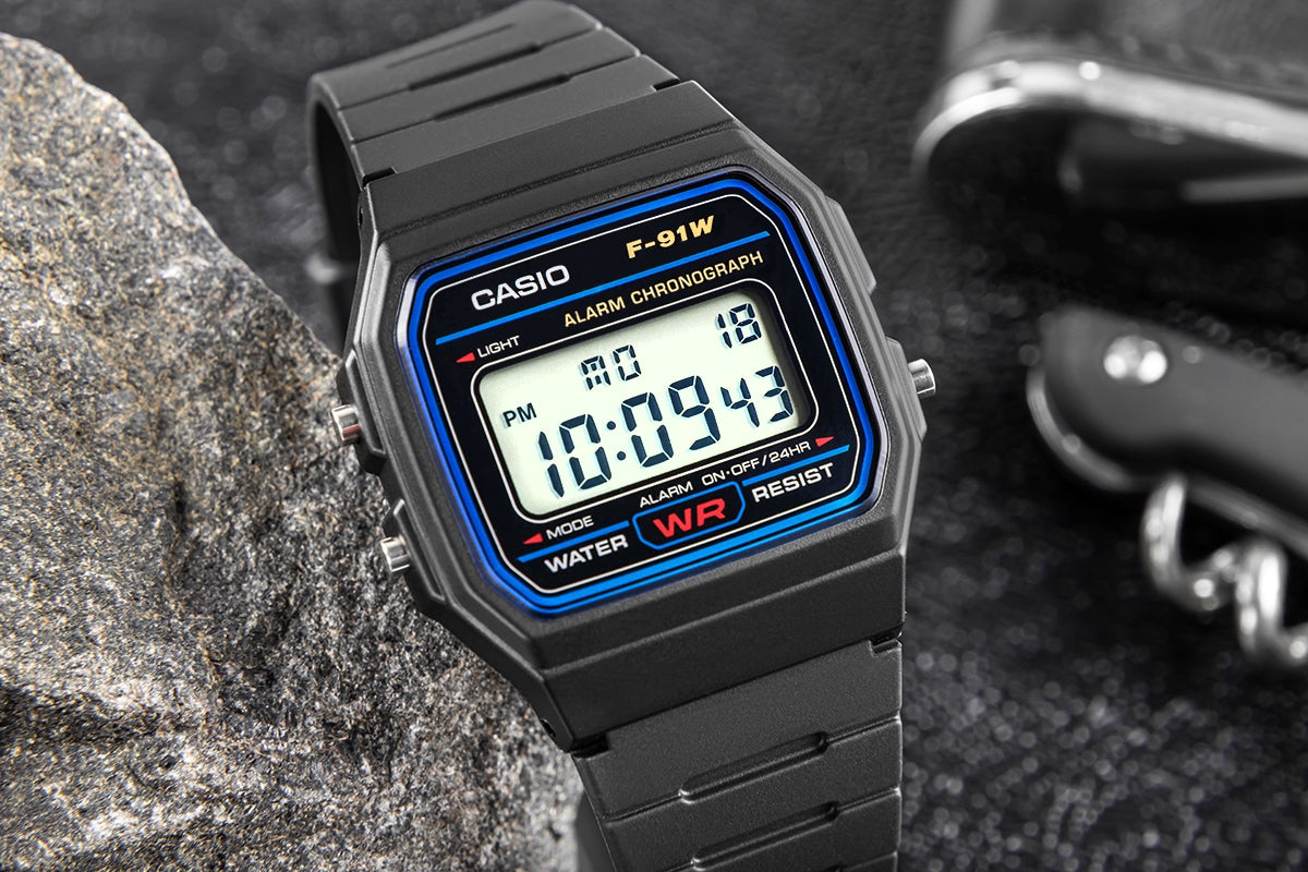 Zegarek Męski CASIO F-91W-1YEG
