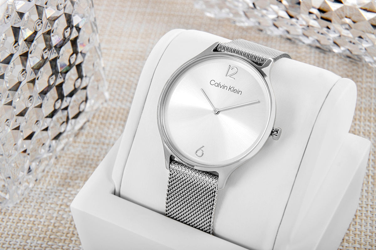 Zegarek Damski CALVIN KLEIN Timeless Mesh 25200001