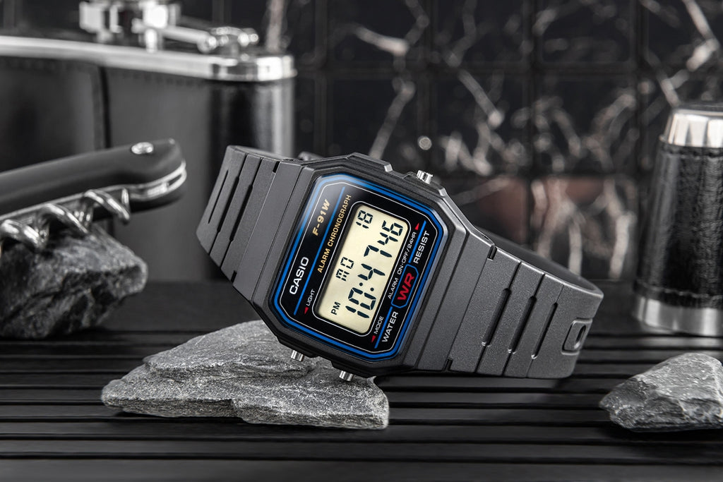 Zegarek Męski CASIO F-91W-1YEG