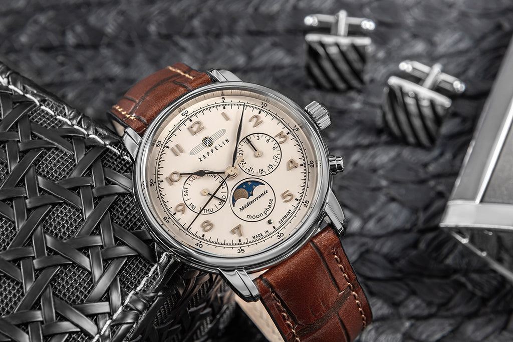 Zegarek Męski ZEPPELIN LZ121 Mediterranee Moonphase 9636-5