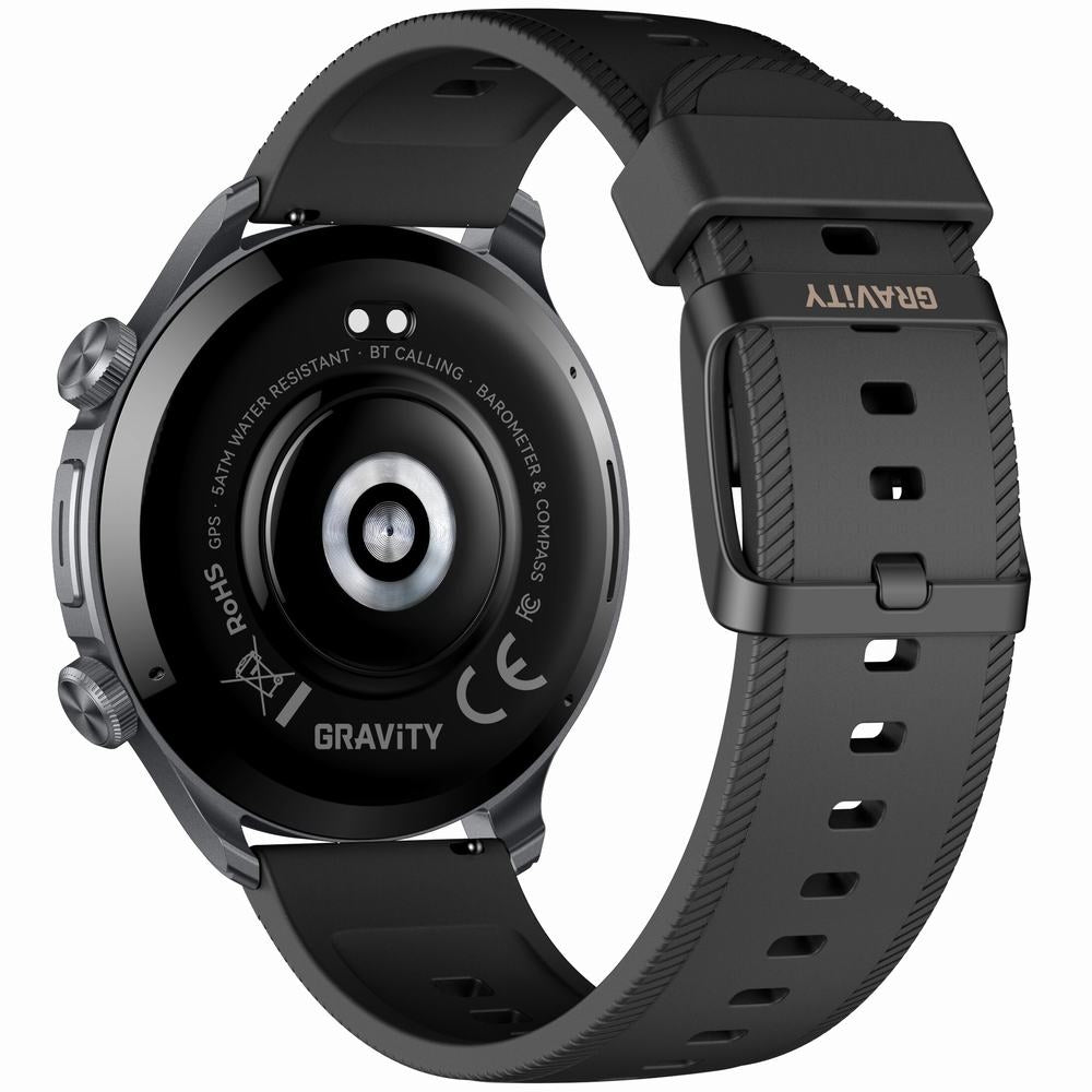 Smartwatch Gravity Czarny Pasek + Bransoleta GT35-2