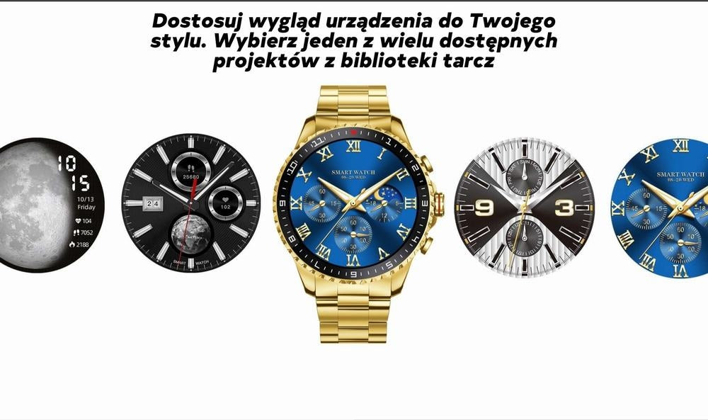 Smartwatch Męski GRAVITY GT16-2 Black / Czarna Bransoleta