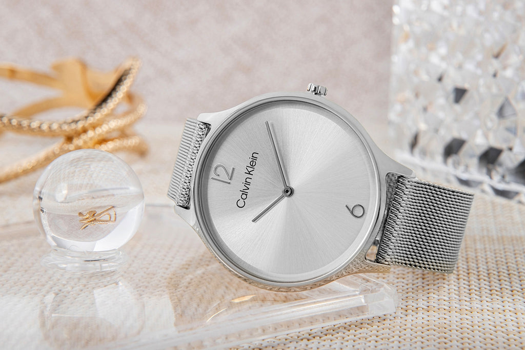 Zegarek Damski CALVIN KLEIN Timeless Mesh 25200001