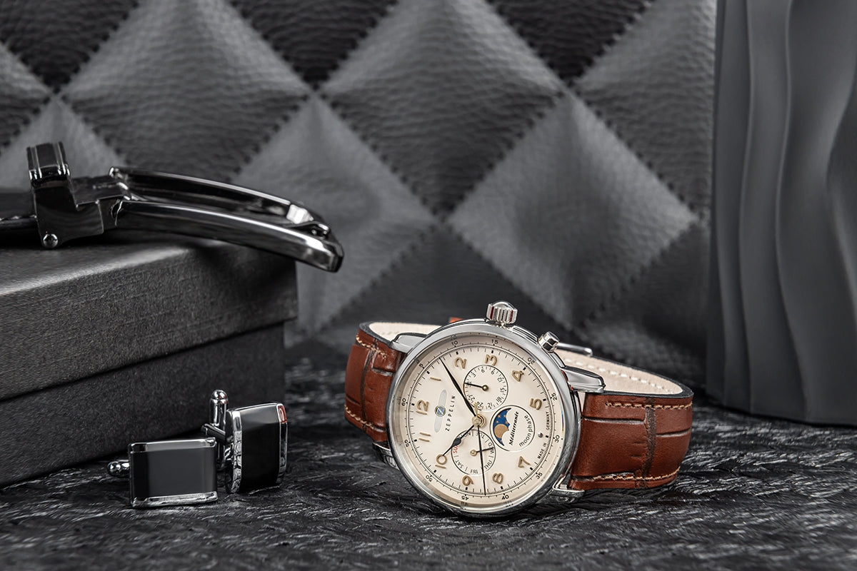 Zegarek Męski ZEPPELIN LZ121 Mediterranee Moonphase 9636-5