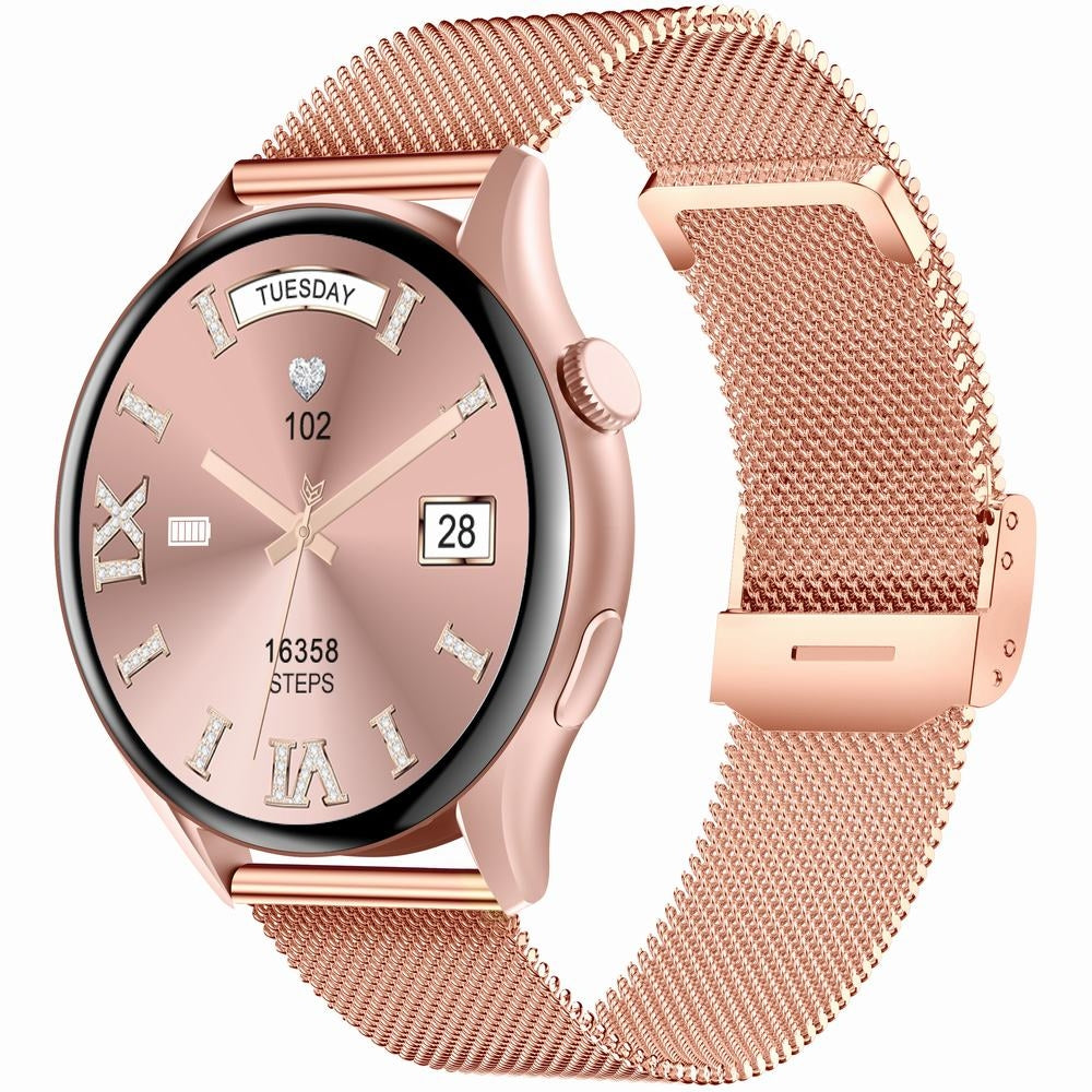 Smartwatch Gravity Różowe Złoto Pasek + Bransoleta GT11-6