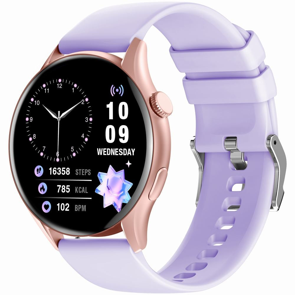 Smartwatch Gravity Różowe Złoto Pasek + Bransoleta GT11-7