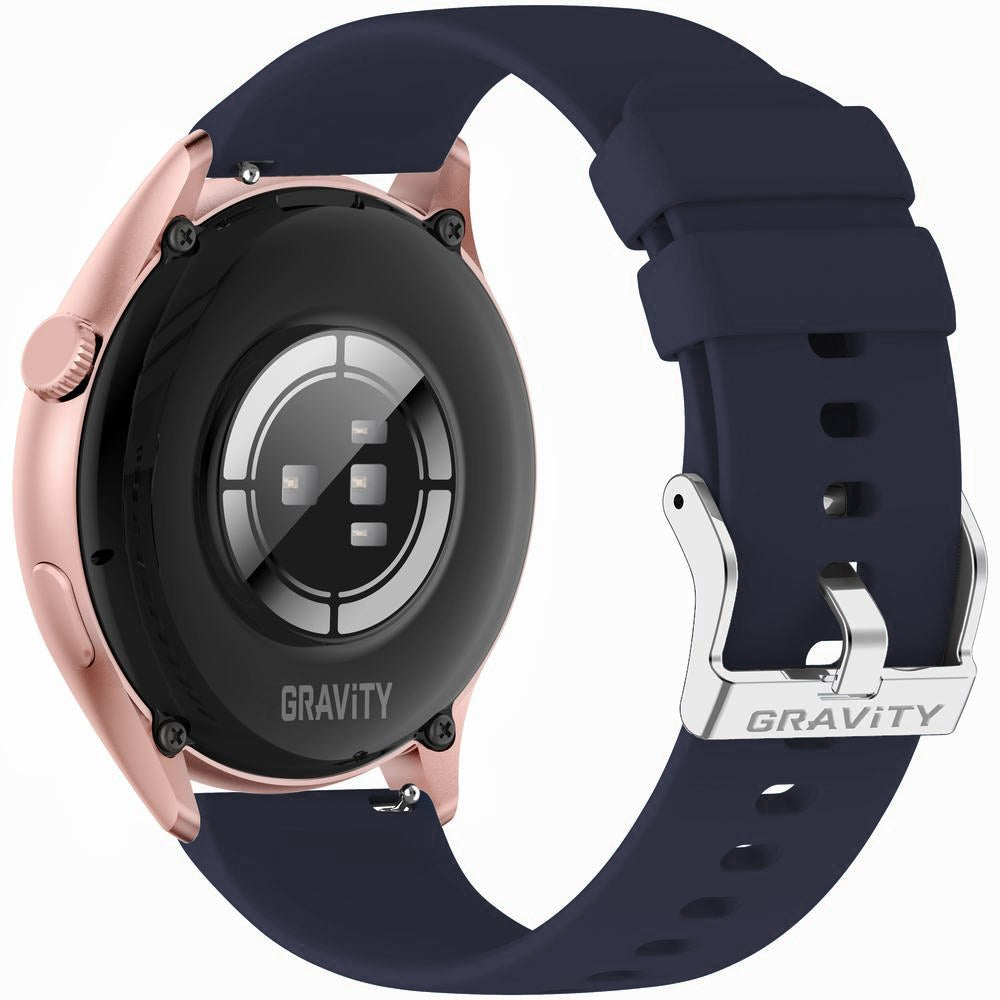 Smartwatch Gravity Różowe Złoto Pasek + Bransoleta GT11-6