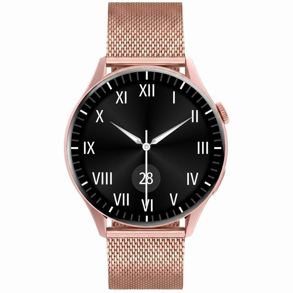Smartwatch Gravity Różowe Złoto Pasek + Bransoleta GT11-7