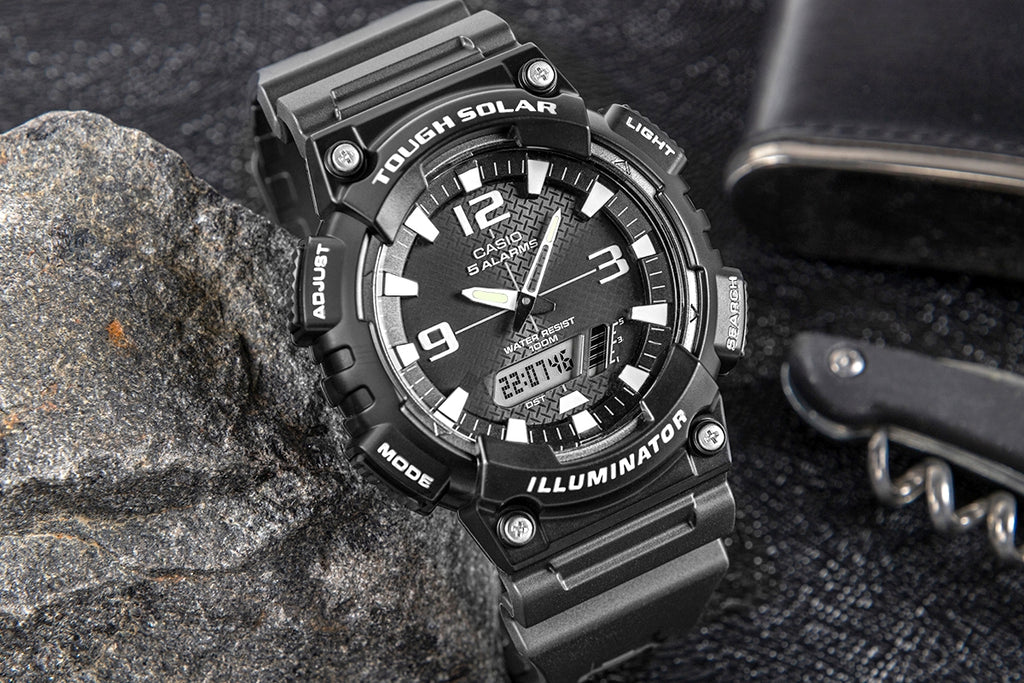 Zegarek Męski CASIO SOLAR AQ-S810W-1AVEF