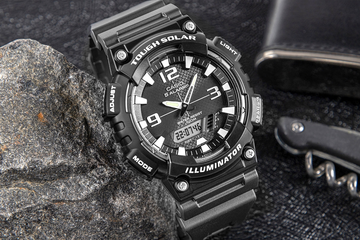 Zegarek Męski CASIO SOLAR AQ-S810W-1AVEF