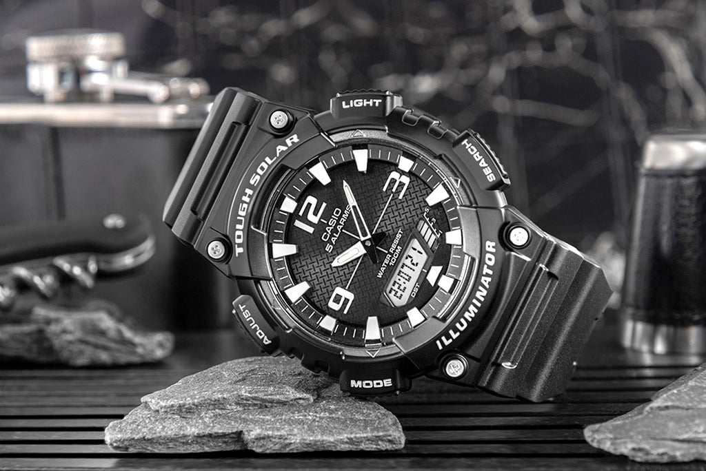 Zegarek Męski CASIO SOLAR AQ-S810W-1AVEF