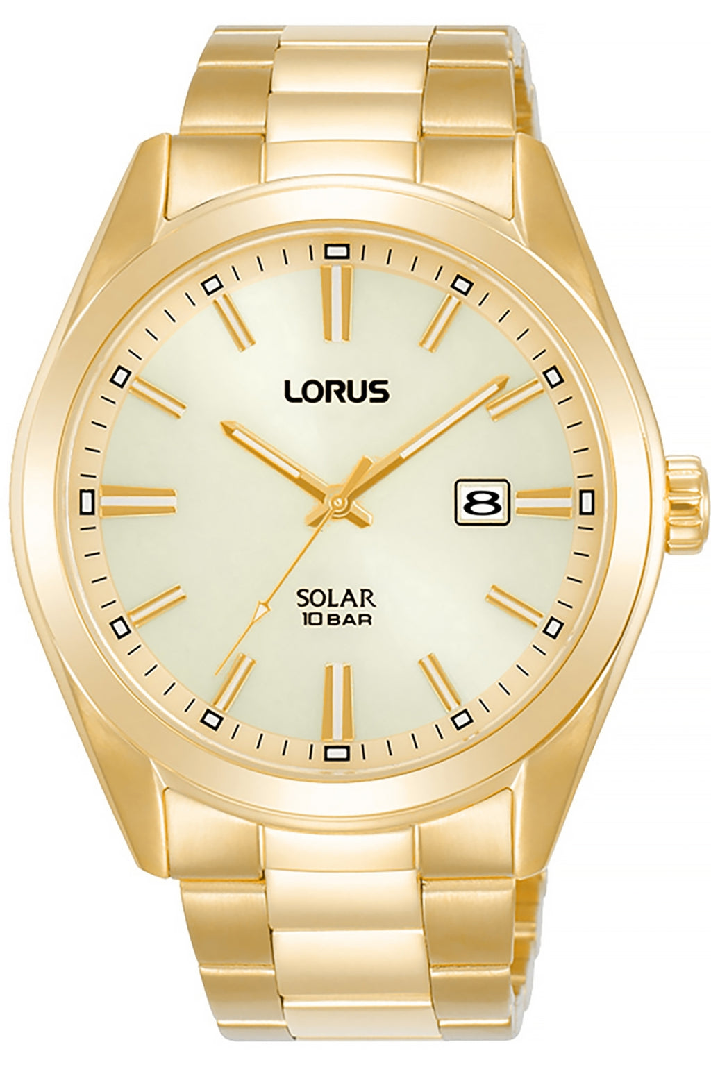 Zegarek Męski LORUS Solar Gold RX338AX9