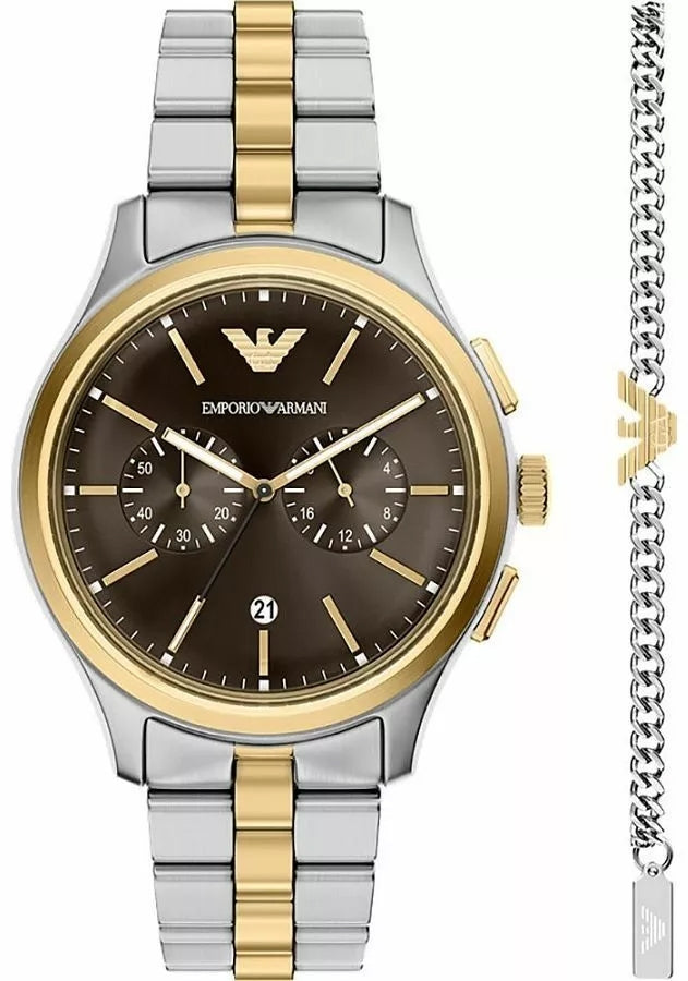 Zegarek Męski Emporio Armani Dario Chronograph AR80084SET