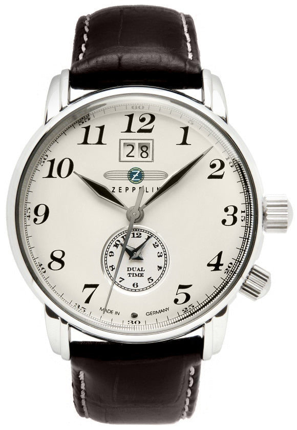 Zegarek Męski ZEPPELIN LZ127 Graf Zeppelin Dual Time 7644-5