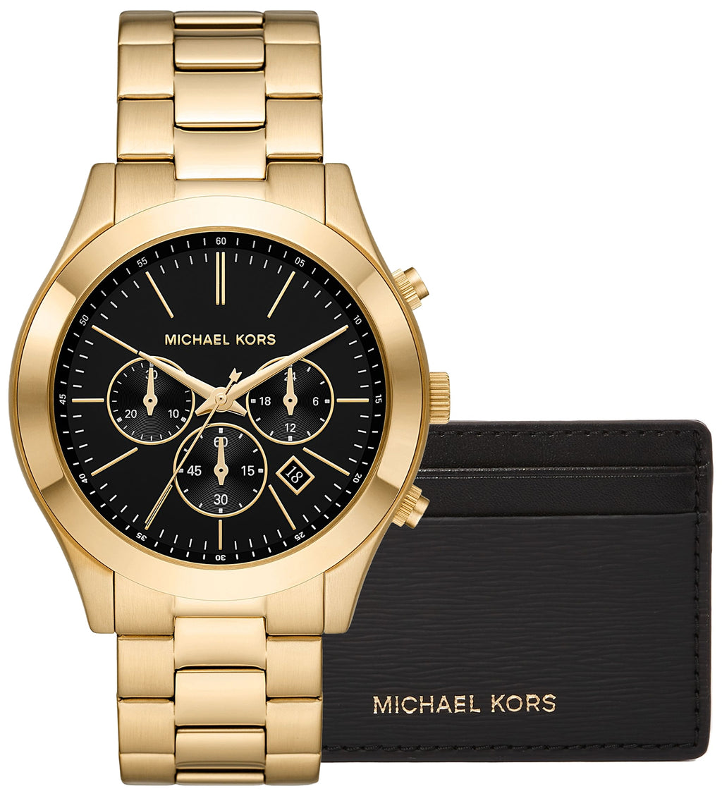 Zegarek Męski + Etui na karty MICHAEL KORS MK1076SET