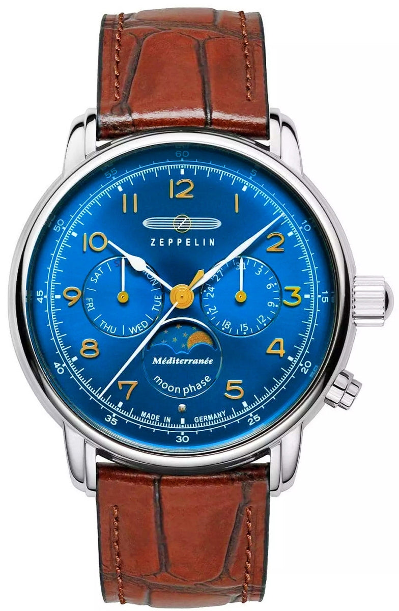 Zegarek Męski ZEPPELIN Mediterranee Moonphase 9636-3