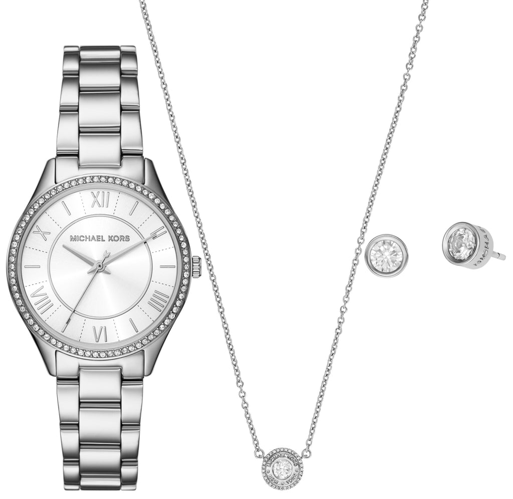 Zegarek Damski Michael Kors Lauryn + biżuteria MK4851SET