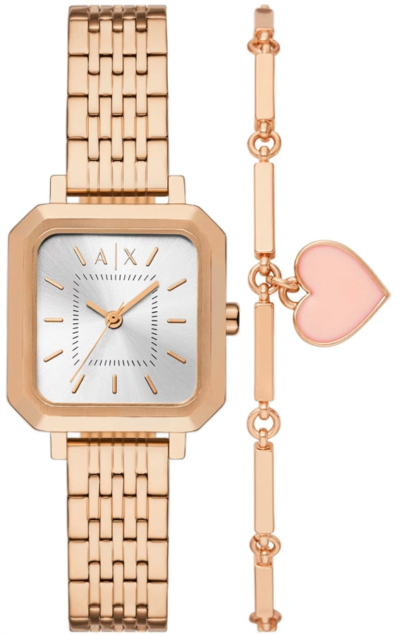 Zegarek Damski + Bransoletka ARMANI EXCHANGE AX7164SET