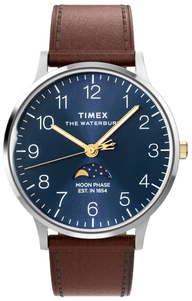 Zegarek Męski TIMEX Waterbury Classic Moon Phase TW2W75600