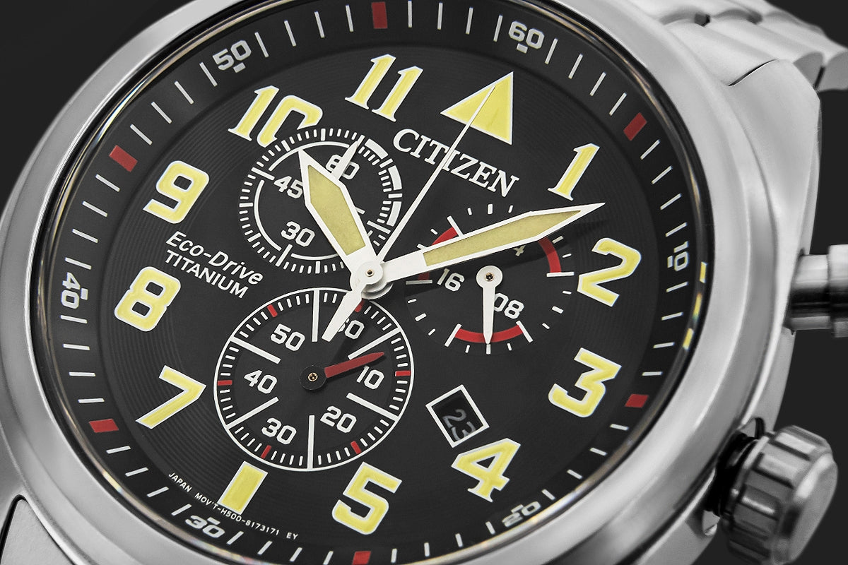 Zegarek Męski CITIZEN Super Titanium Eco-Drive AT2480-81E