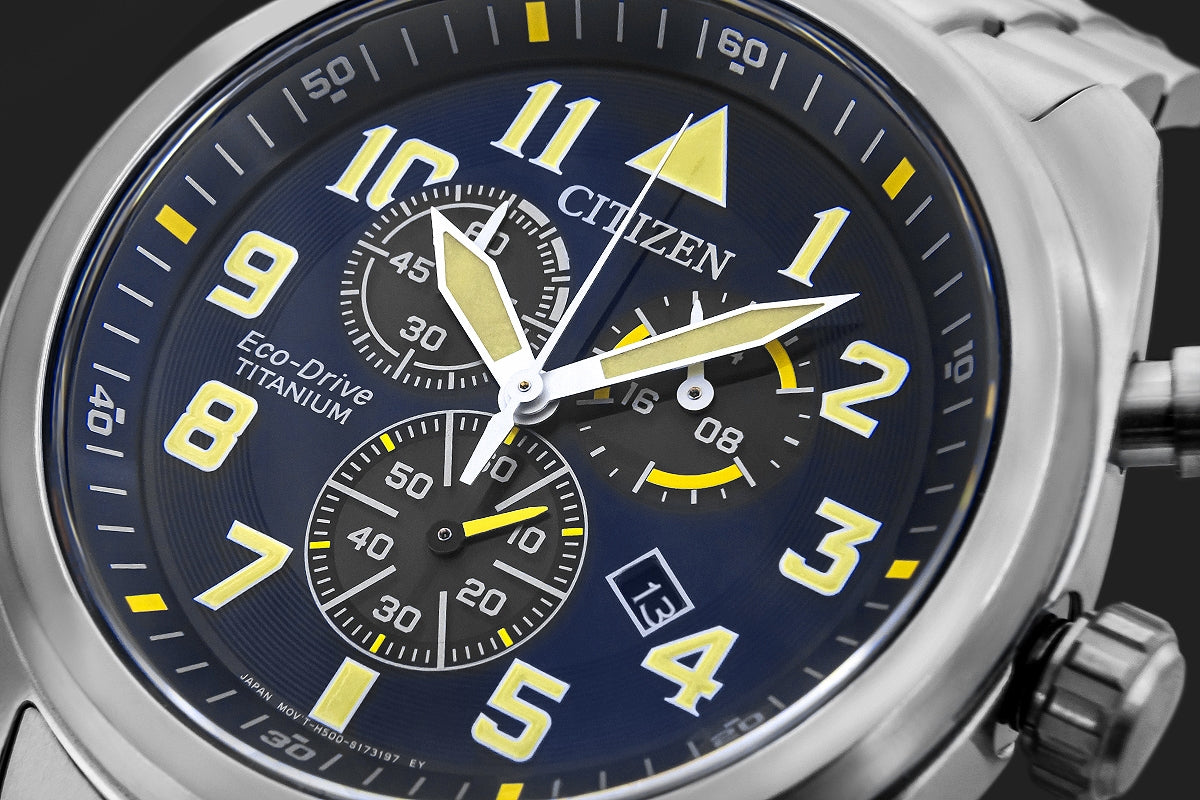 Zegarek Męski CITIZEN Super Titanium Eco-Drive AT2480-81L