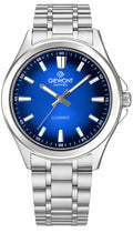 Zegarek Męski Giewont Elegance Sapphire Srebrno Niebieski GW5160-B3