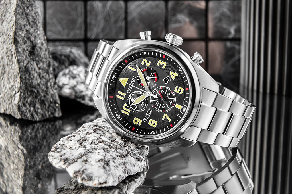 Zegarek Męski CITIZEN Super Titanium Eco-Drive AT2480-81E