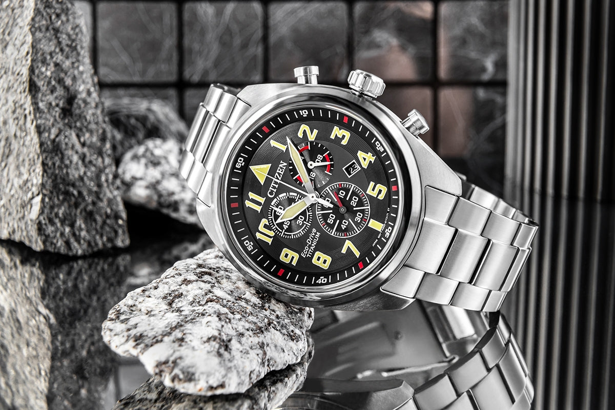 Zegarek Męski CITIZEN Super Titanium Eco-Drive AT2480-81E
