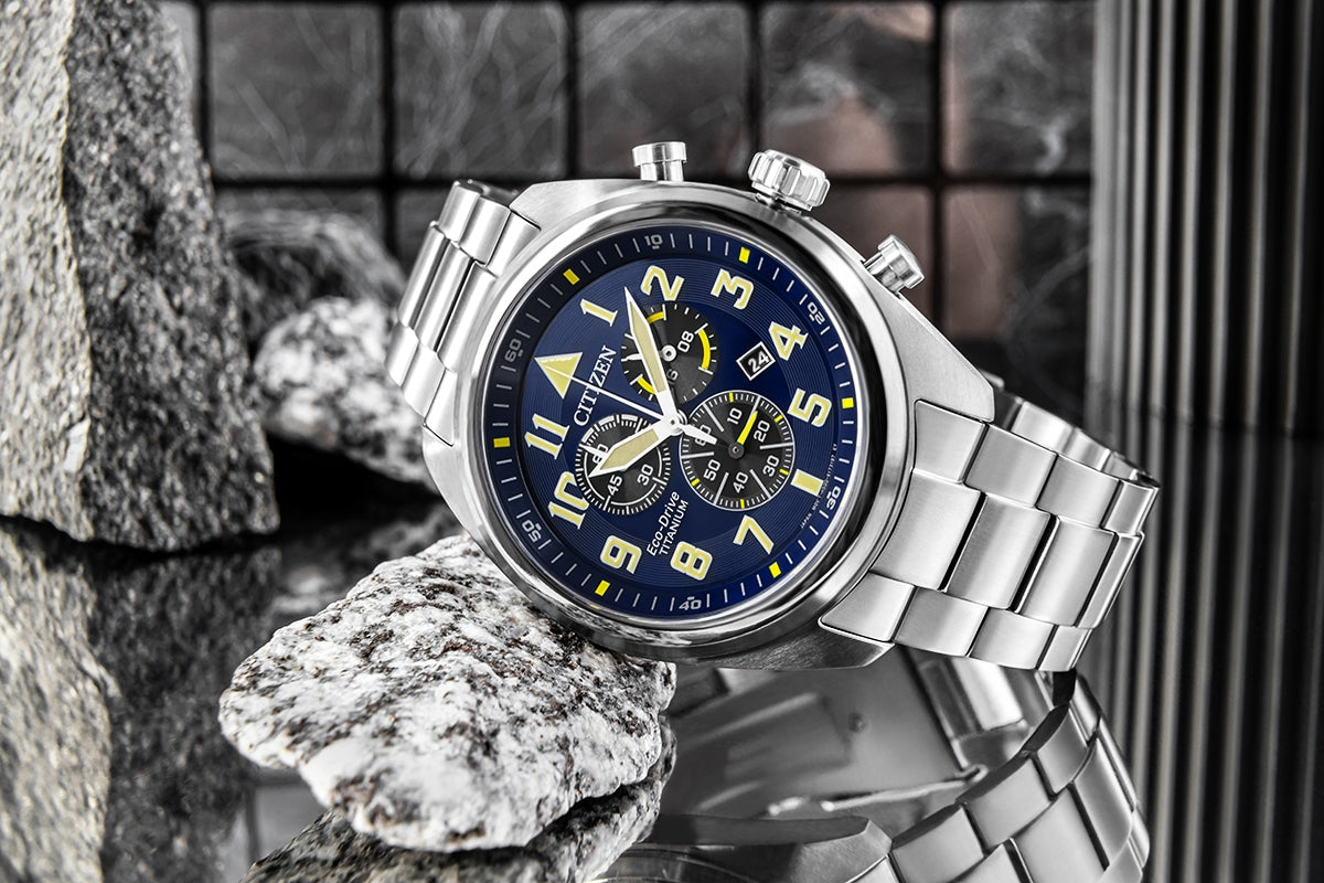 Zegarek Męski CITIZEN Super Titanium Eco-Drive AT2480-81L