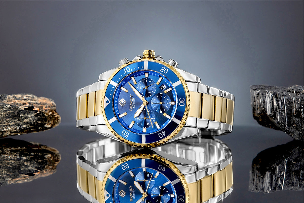 Zegarek Męski Giewont Chronograph Sapphire Multikolor GW3970-B5