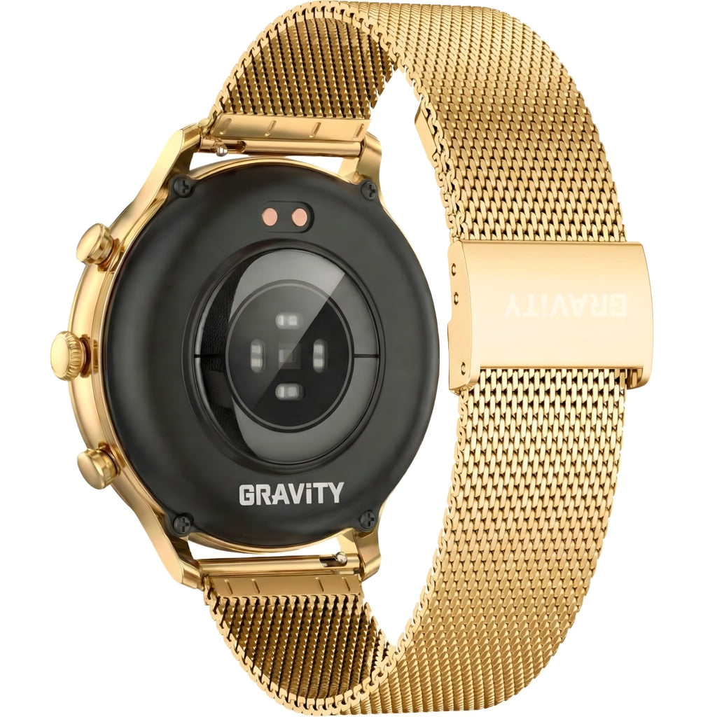 Smartwatch Gravity Złoty Pasek i Bransoleta GT5-1