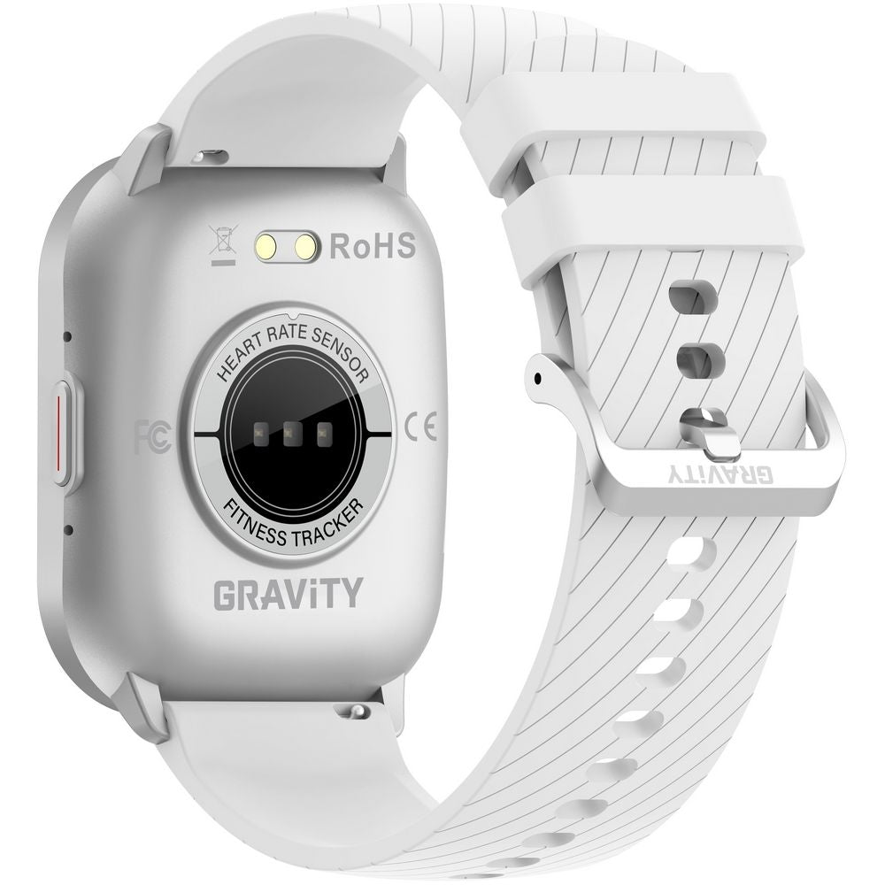 Smartwatch Gravity Srebrny Pasek + Bransoleta GT43-2