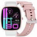 Smartwatch Damski GRAVITY GT18-2 Różowy Pasek Silikonowy + Biały Pasek