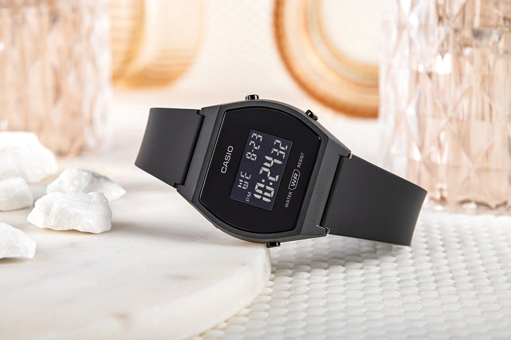 Zegarek Damski CASIO LW-204-1BEF Czarny Unisex