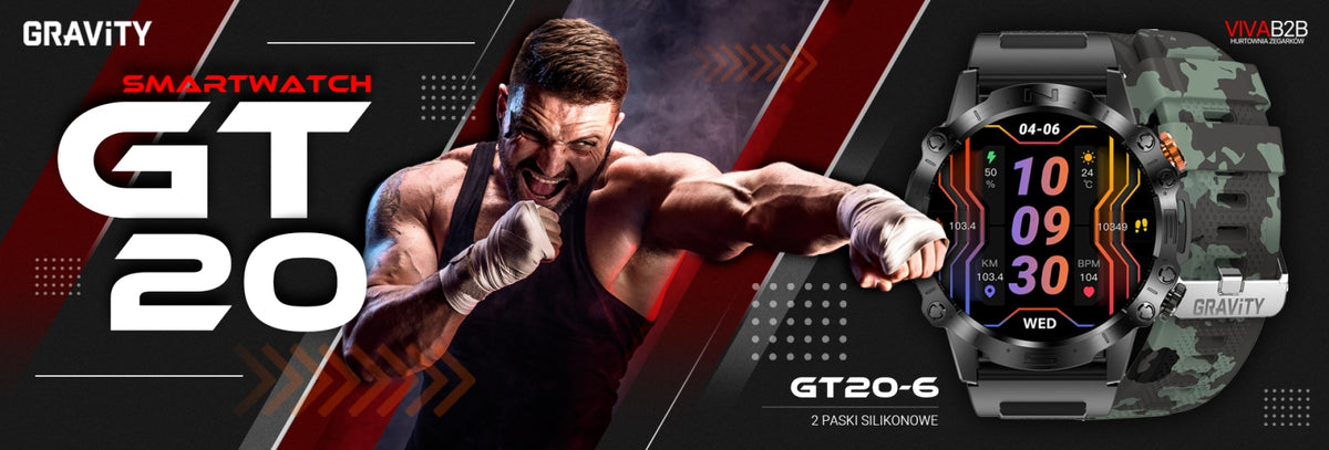 Smartwatch Gravity GT20-6