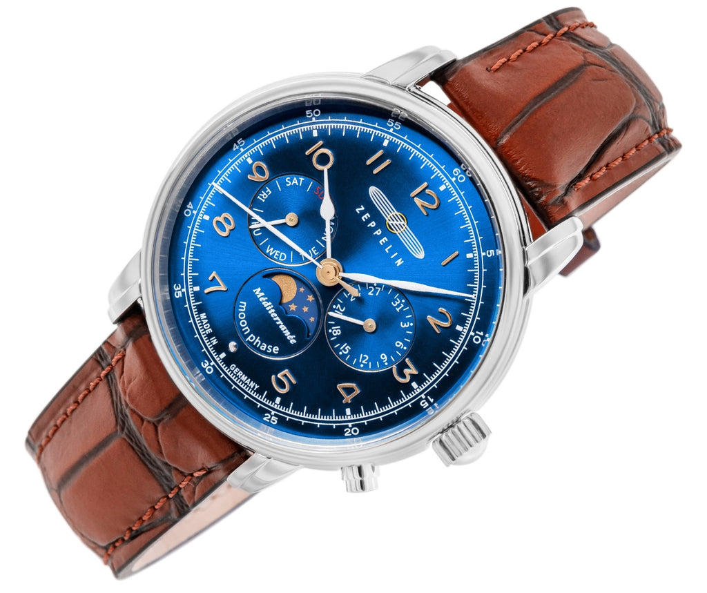 Zegarek Męski ZEPPELIN Mediterranee Moonphase 9636-3